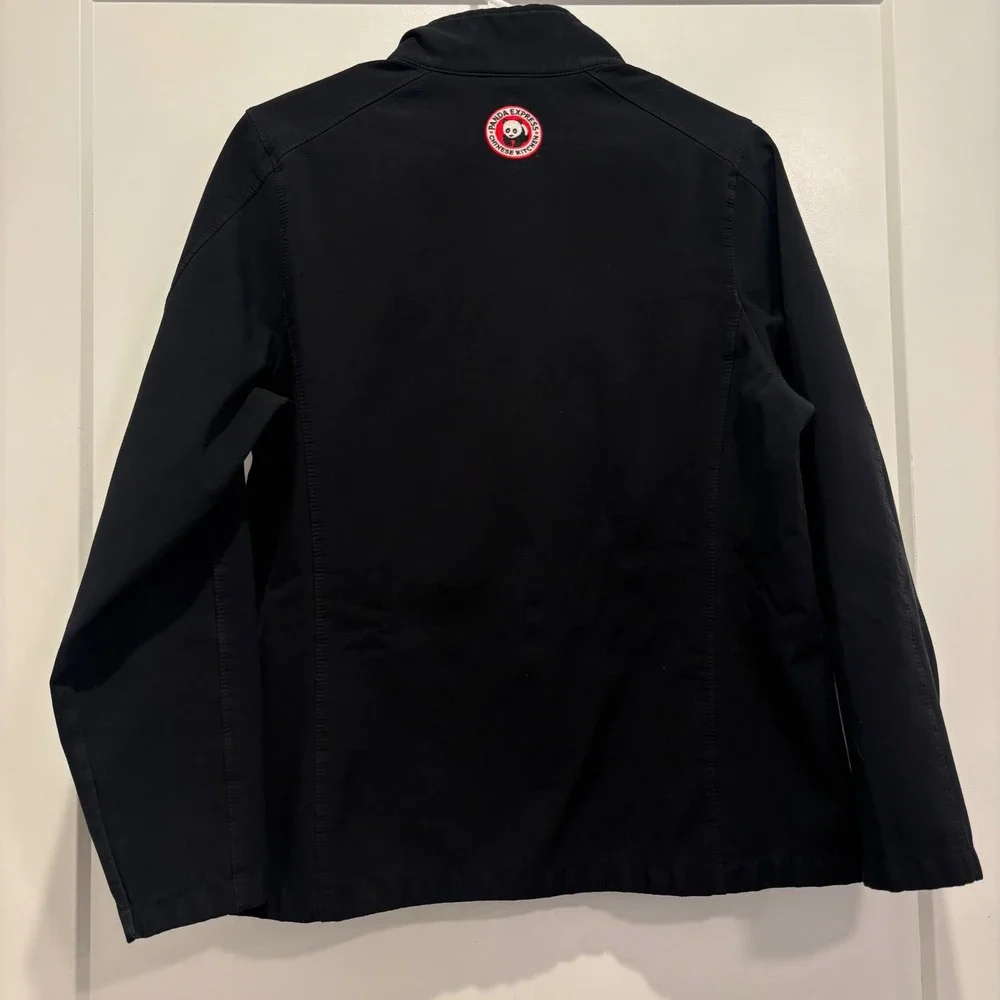 Panda Express Port Authority Womens Softshell Jacket Black Full Zip Large